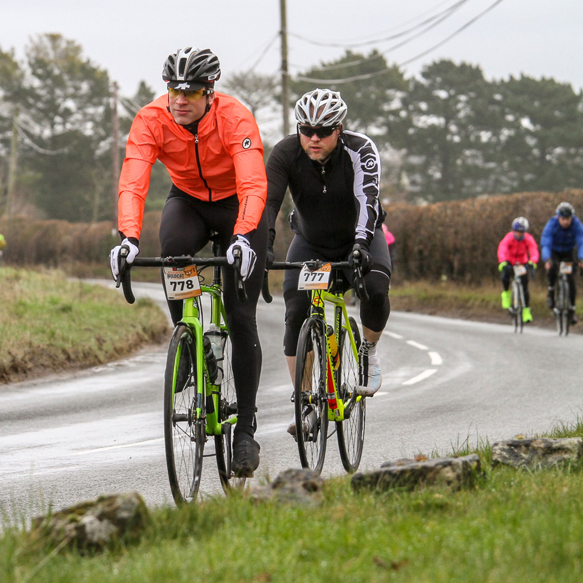 Cyclists Riding Wiltshire Wildcat Sportive