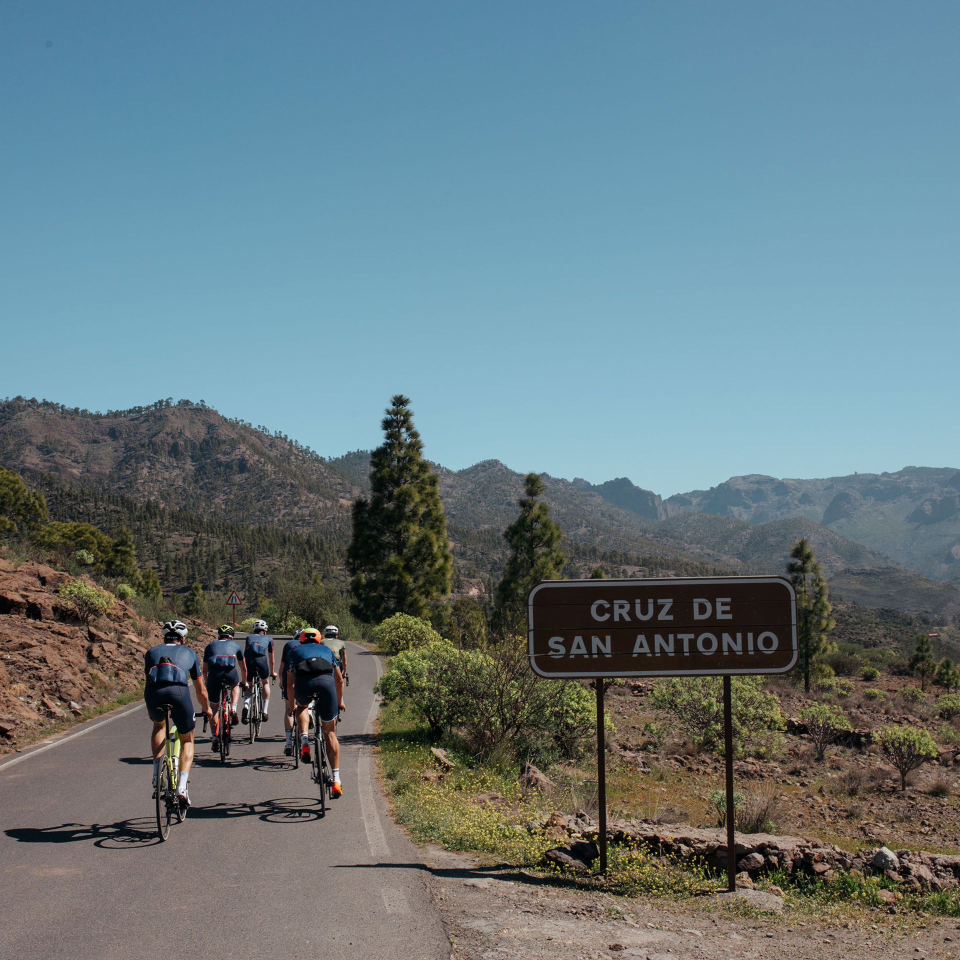 Cyclists in Gran Canaria