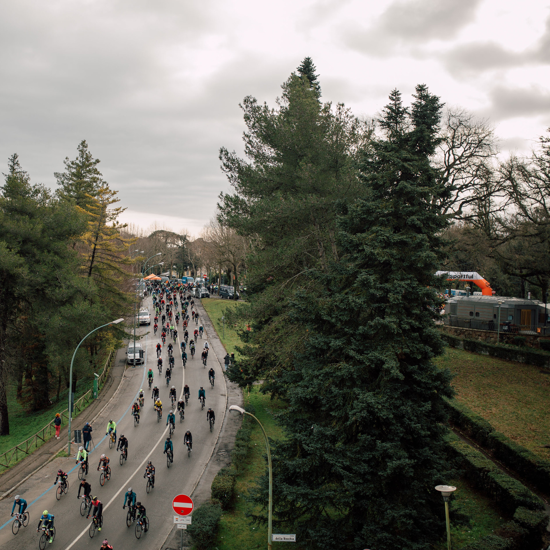 Strade Bianche Gran Fondo Start