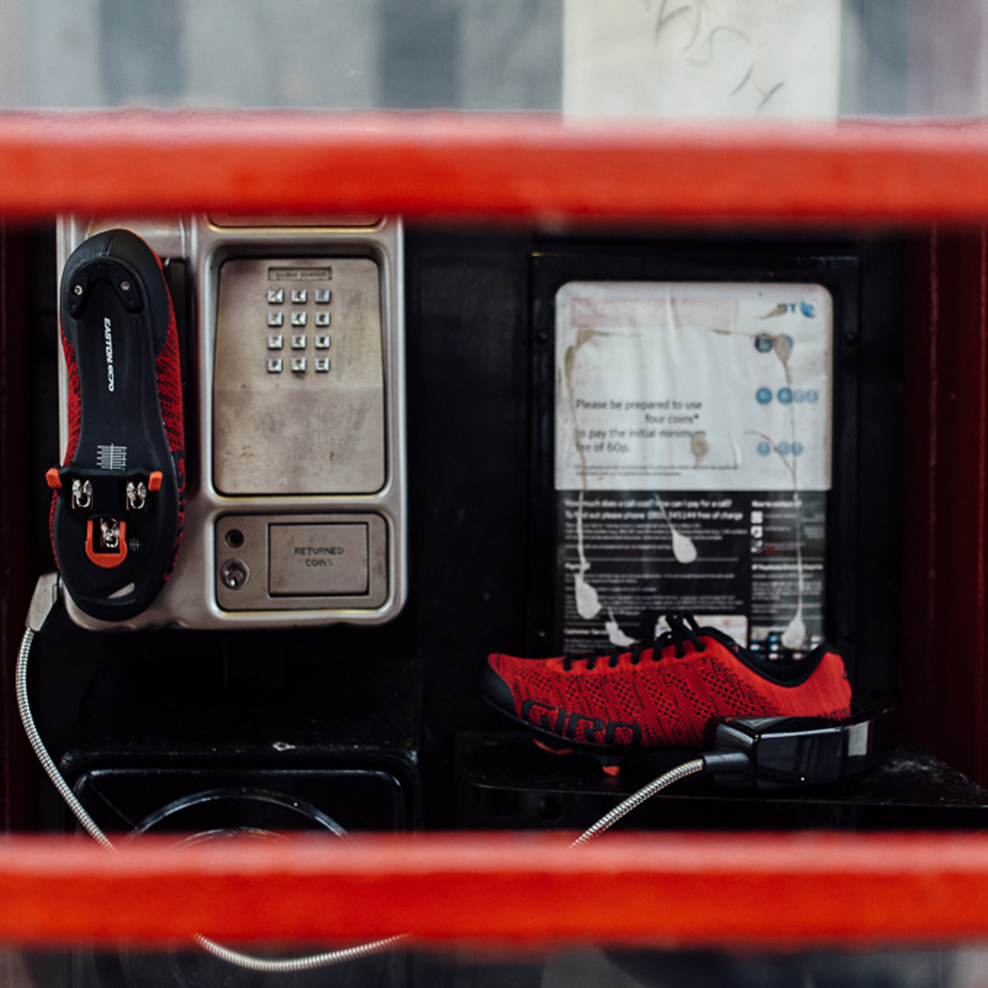 Giro Knit Road Shoes in Phone Box