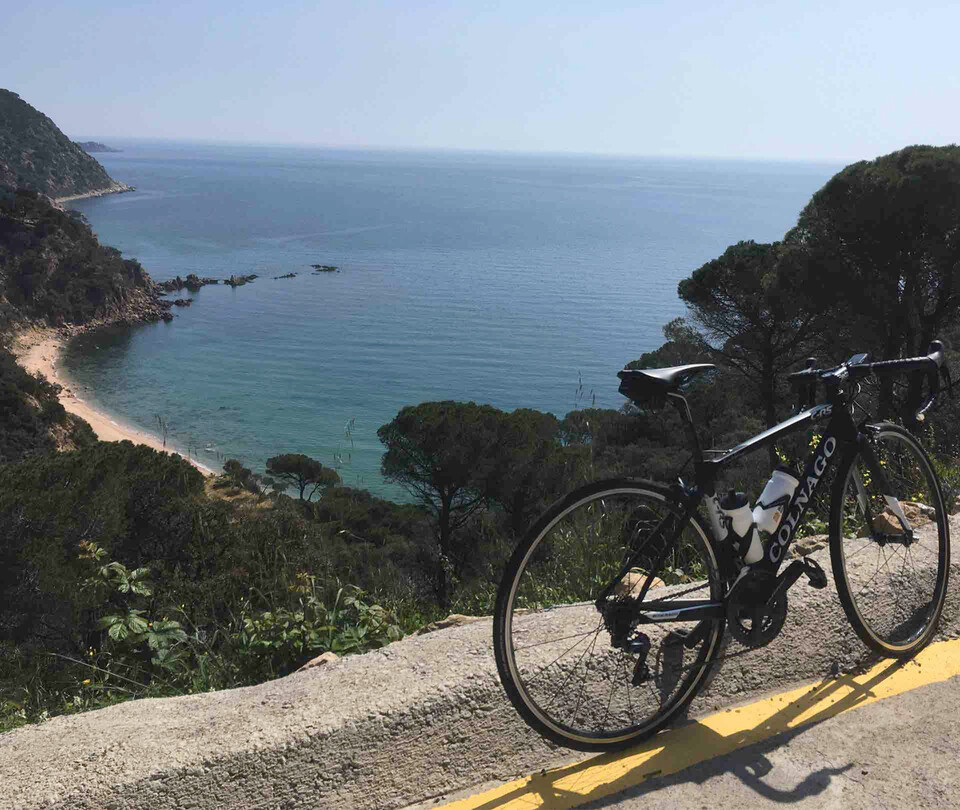 Colnago on coastal road