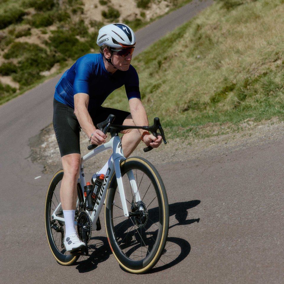 Specialized S-Works Tarmac SL9 Road Bike Cornering