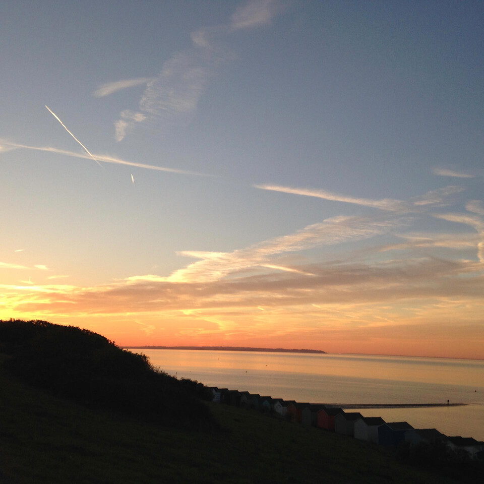 Early evening over Whitstable Beach