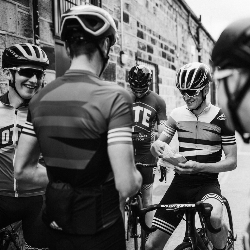 Alistair and Jonny Brownlee with Cake