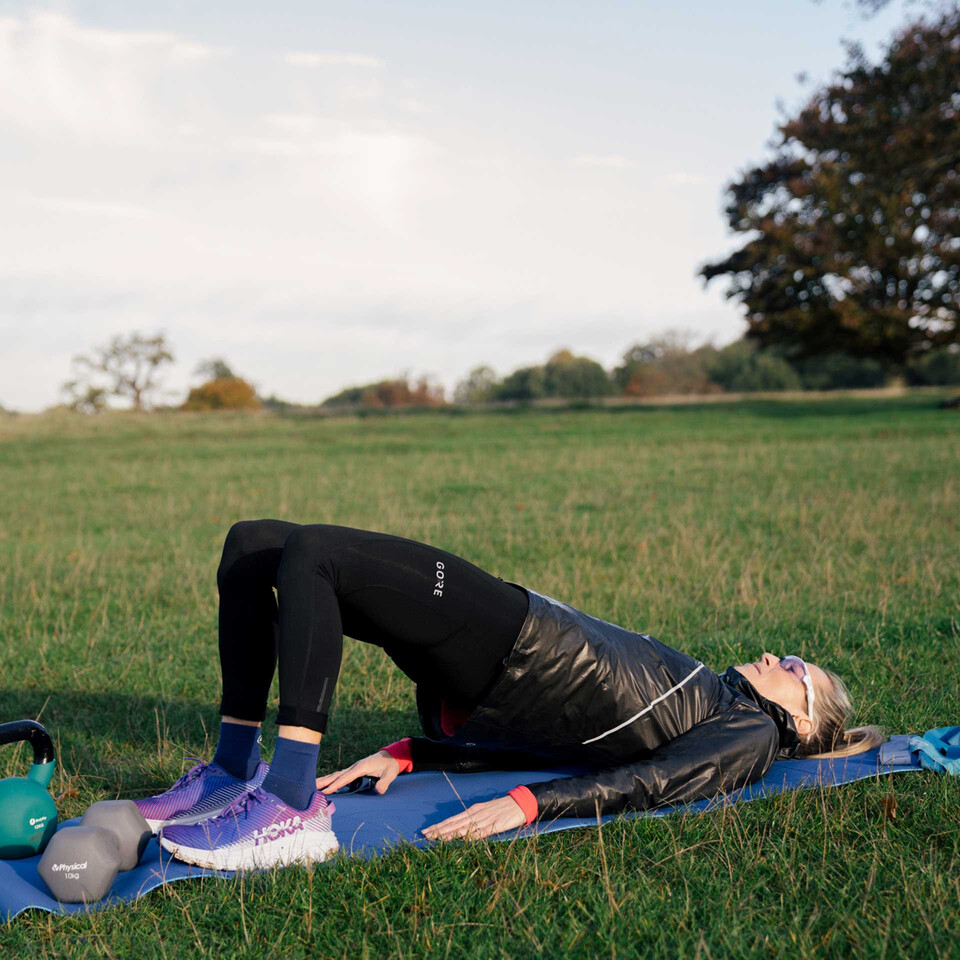 Double Legged Glute Bridges