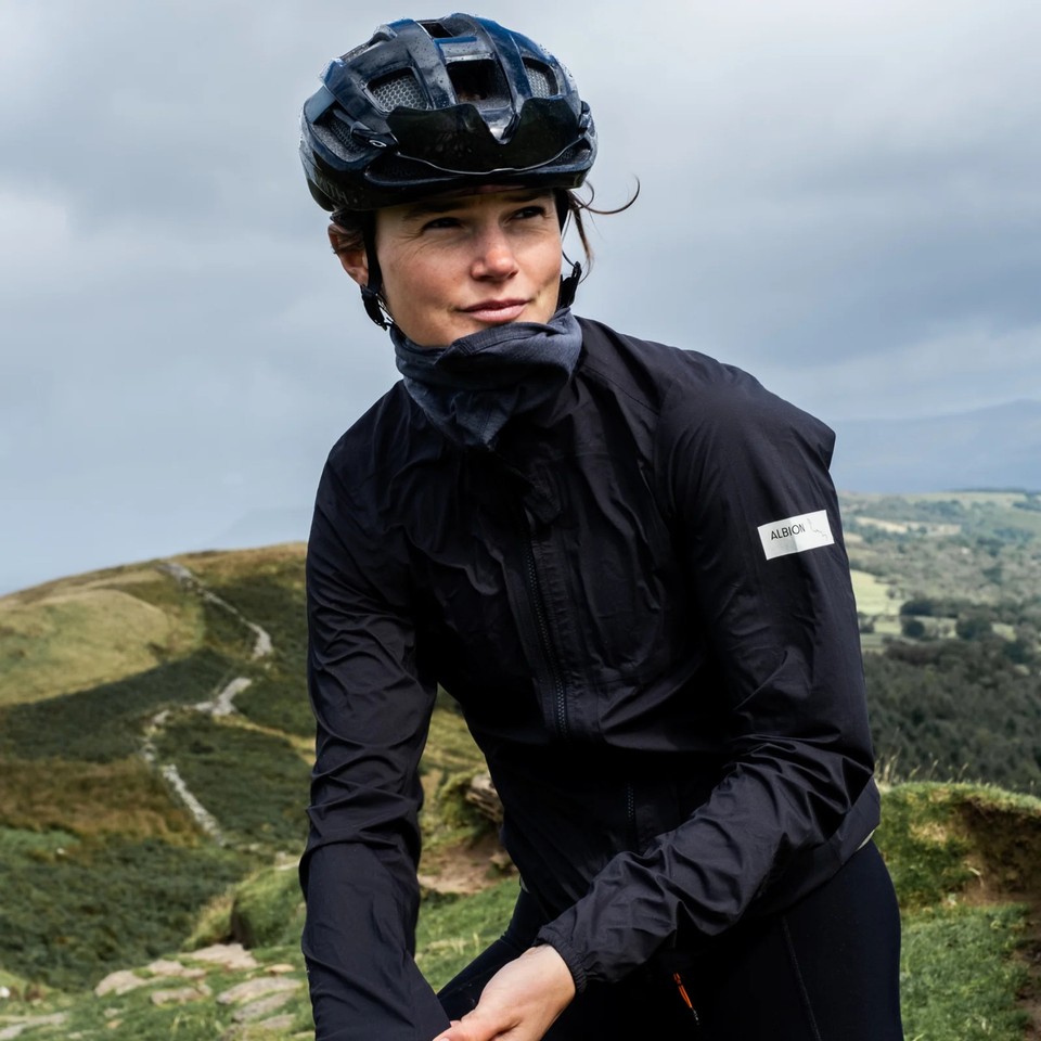Albion Women’s All Road Pertex® Shield Rain Jacket Black