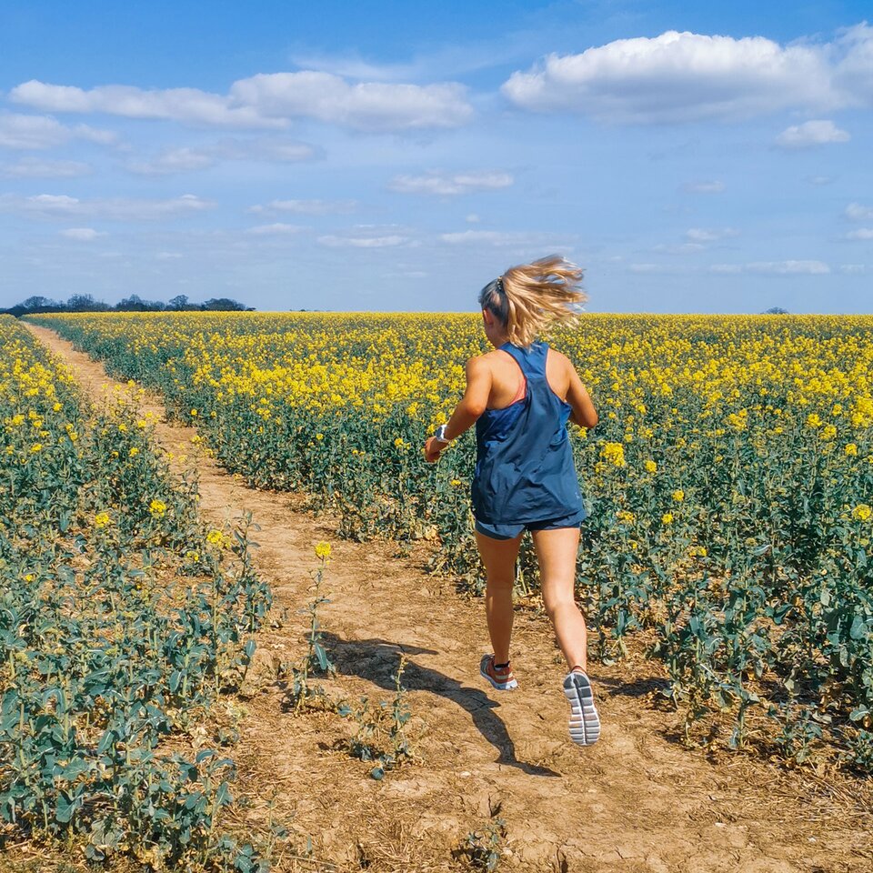 Maisie Running in Field