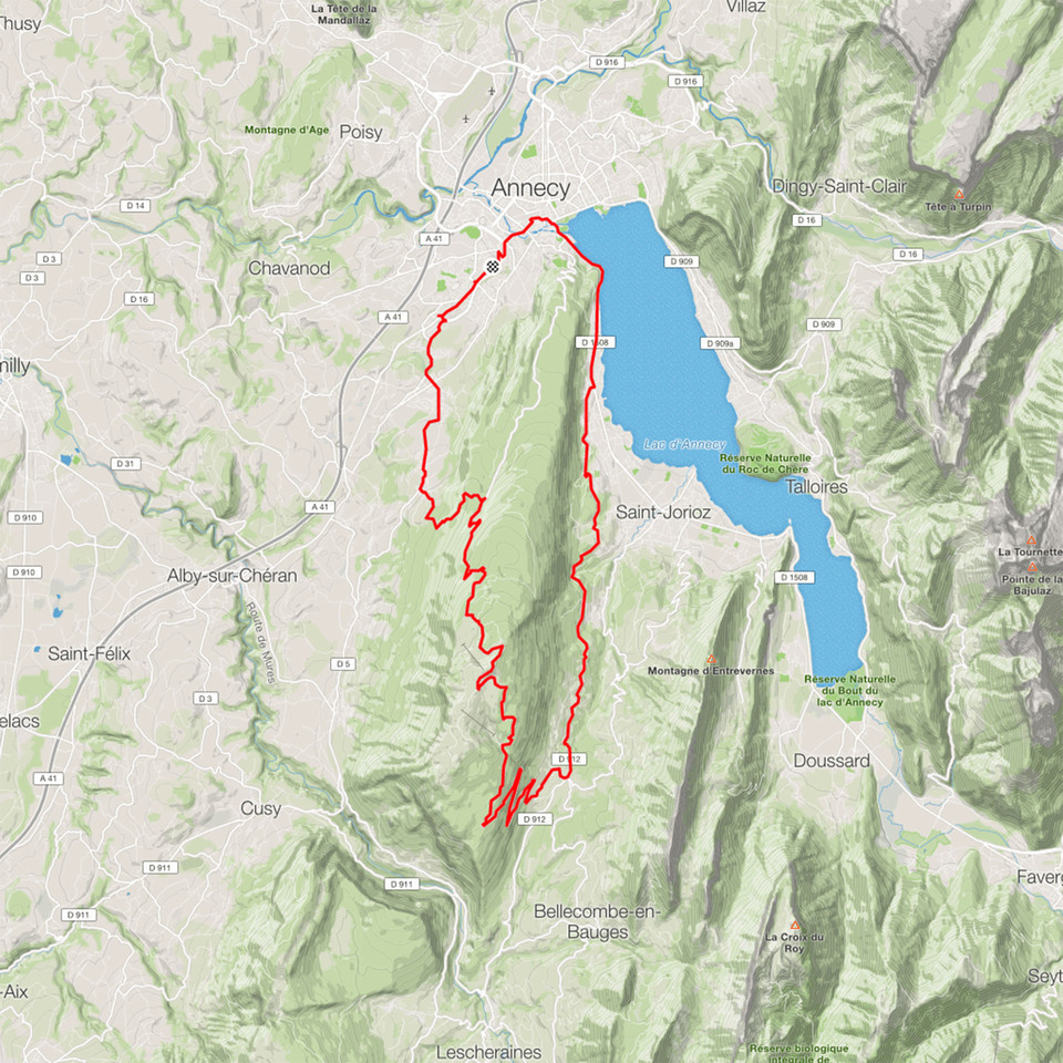 Route profile Strava