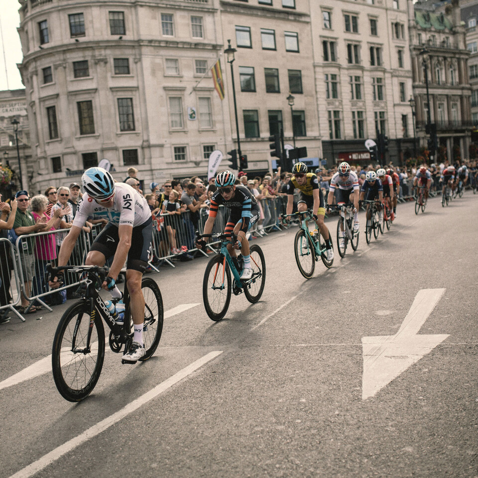 Team Sky at the Final Stage of the 2018 Tour of Britain