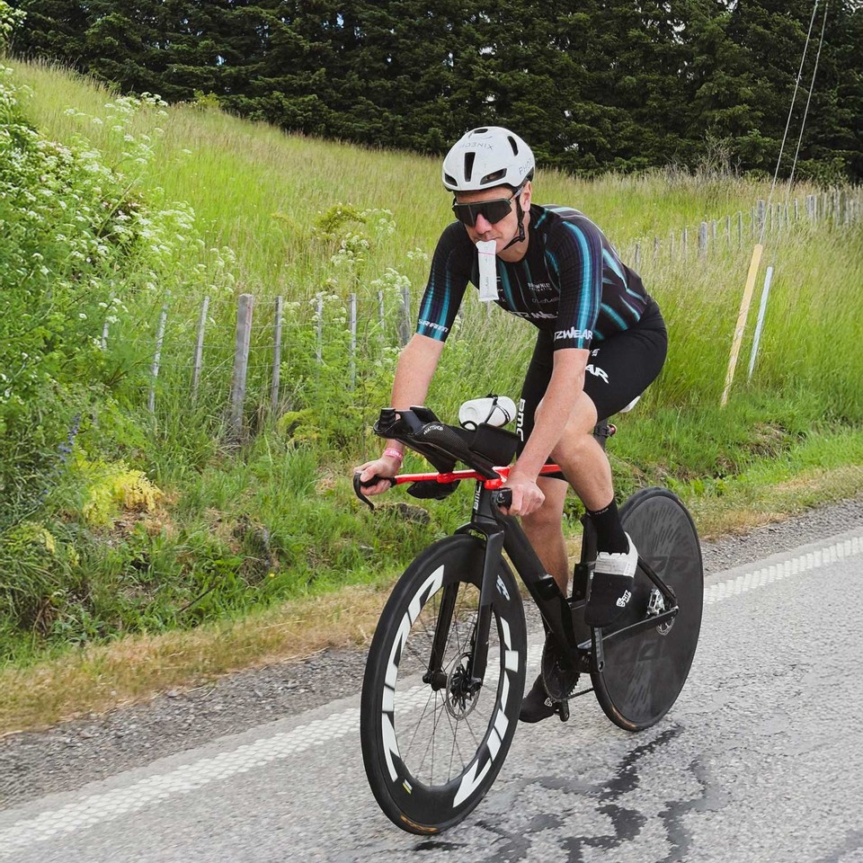 Alistair Brownlee Riding Triathlon Bike