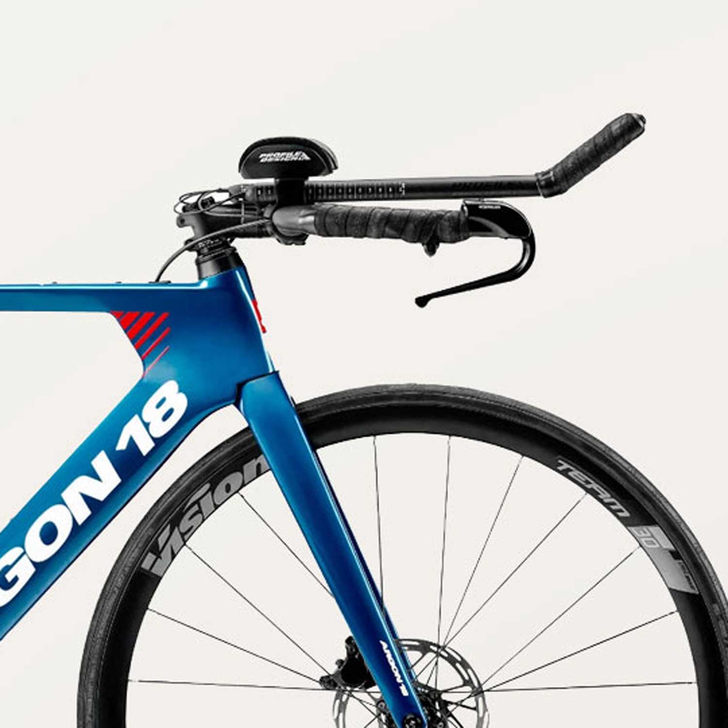 Argon 18 E117 Rival AXS Triathlon Bike Close Up