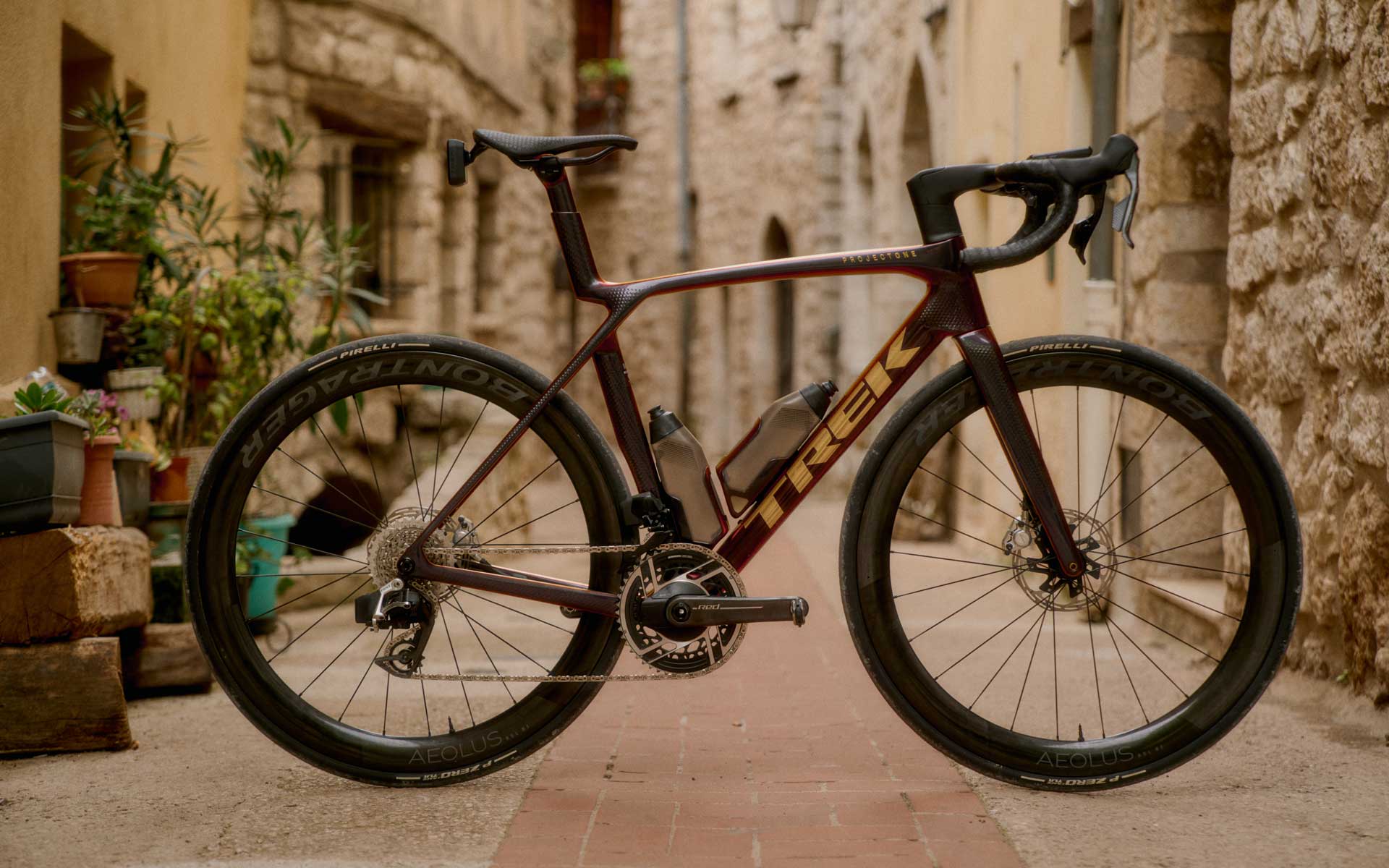 Sigma Sports Cafe Ride Mads Pedersen Episode - Trek Madone SLR Gen 8 – Project One ICON Serpentine Road Bike Project One Road Bike
