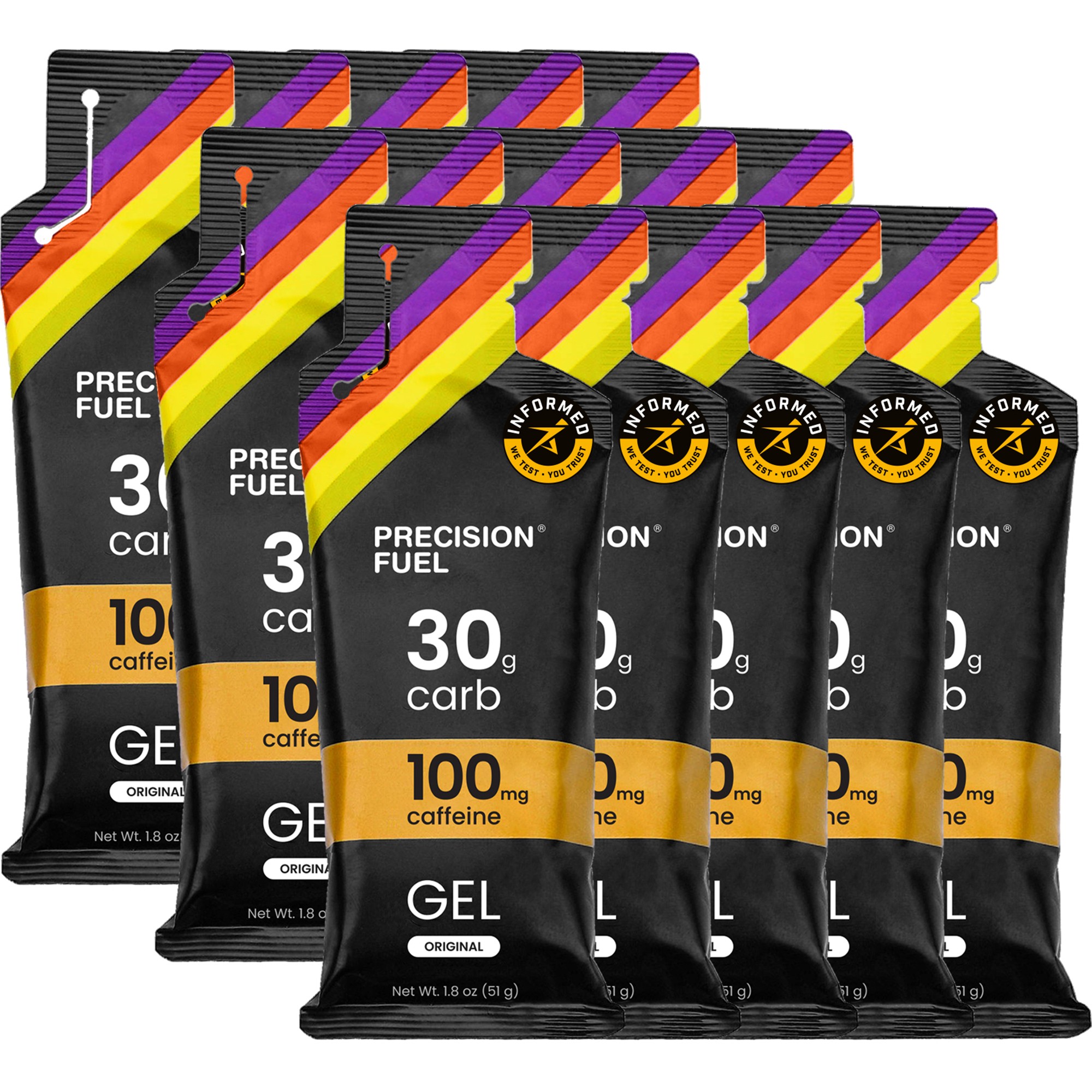 Precision Fuel and Hydration PF 30 Caffeine Gel Original