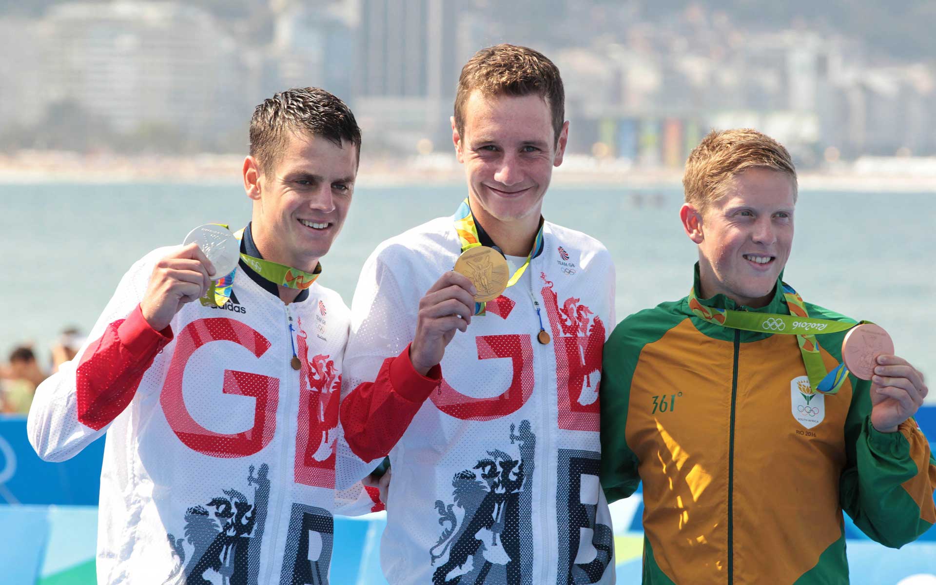 Alistair Brownlee Rio Olympic Podium