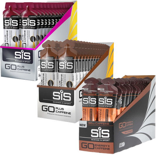 Science In Sport GO Plus Caffeine Gel Box Of 30 X 60ml