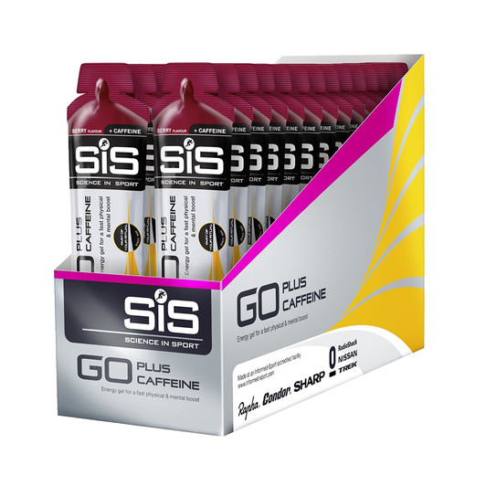 Science In Sport GO Plus Caffeine Gel Box Of 30 X 60ml