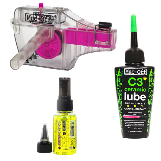 Muc-Off X-3 Chain Cleaner And C3 Ceramic Dry Lube 50ml Bundle