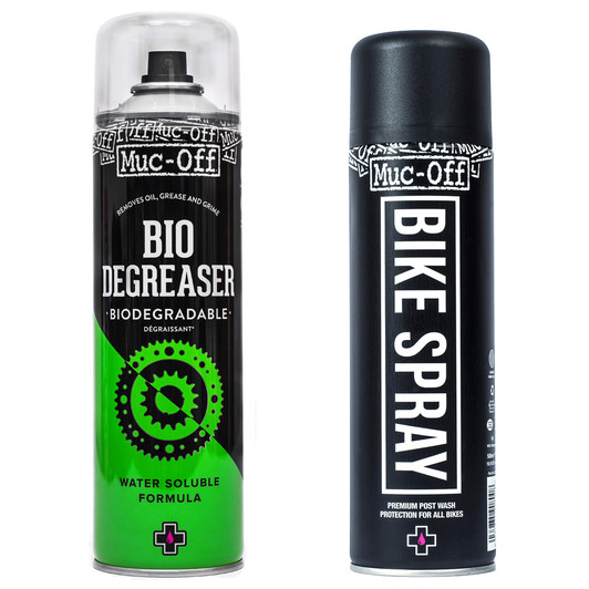 Muc-Off Biodegradable De-Greaser 500ml And Bike Spray 500ml Bundle