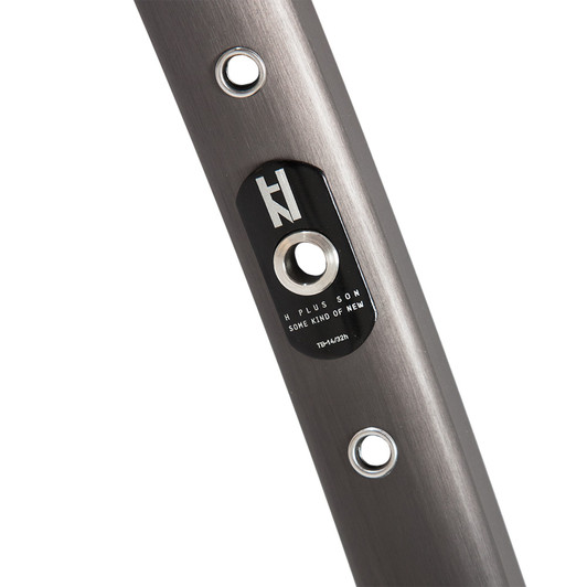 H Plus Son TB14 Hard Anodised Grey Clincher Rim