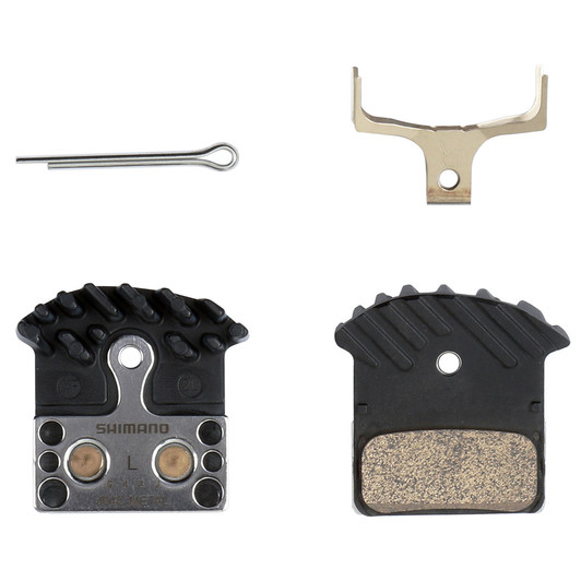 Shimano J04C Metal (Sintered) Pad And Spring With Fin