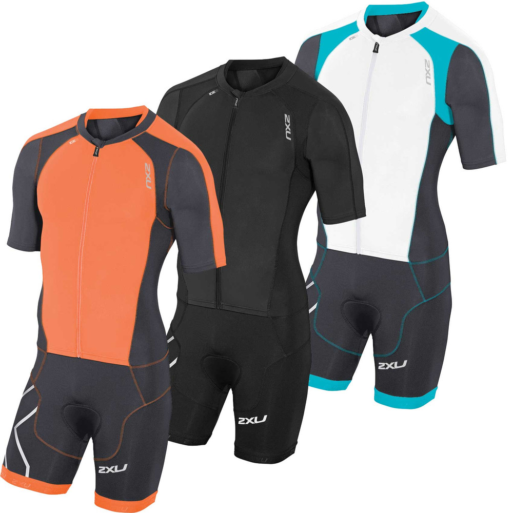 2XU Compression Sleeved Full Zip Trisuit