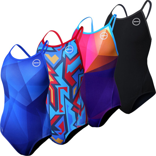 Zone3 Xfinity Bound Back Womens Swimsuit