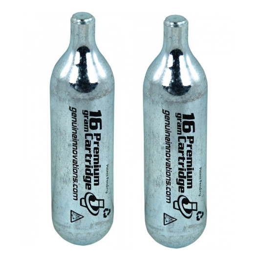 Genuine Innovations CO2 16g Non-Threaded Cartridges 2 Pack