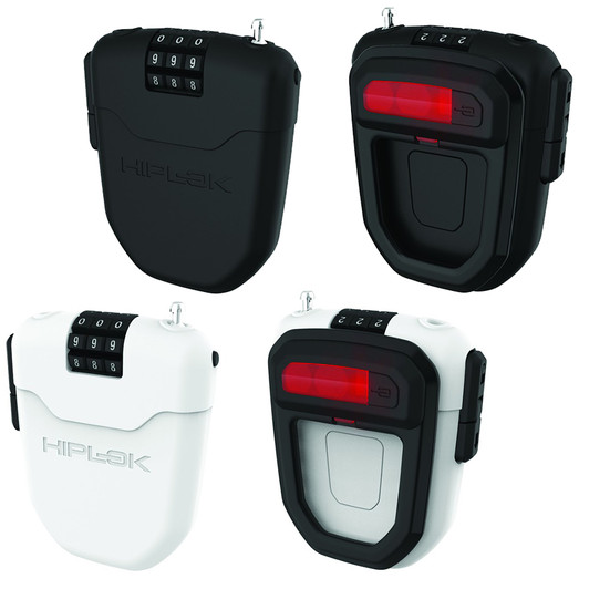 Hiplok FLX Wearable Retractable Combination Lock With Rear Light