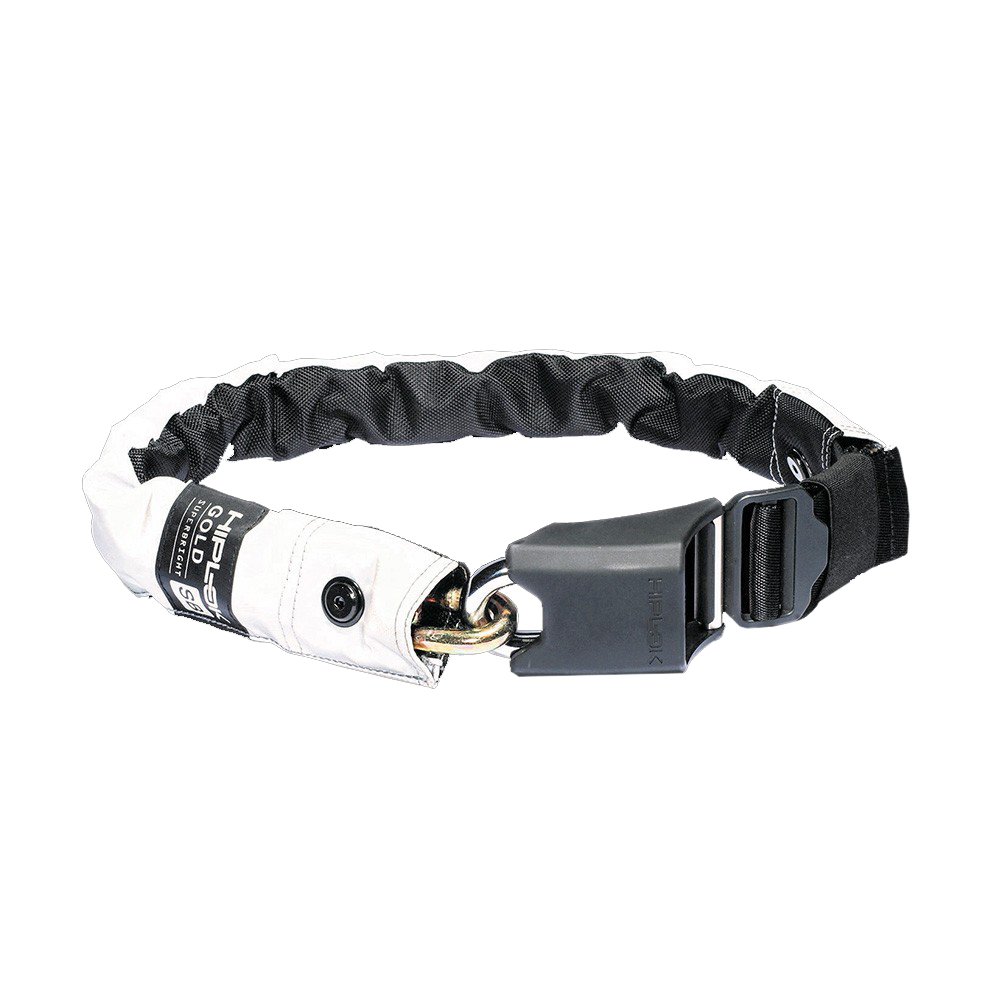 Hiplok Gold Superbright Chain Lock Sold Secure Gold Sigma Sports