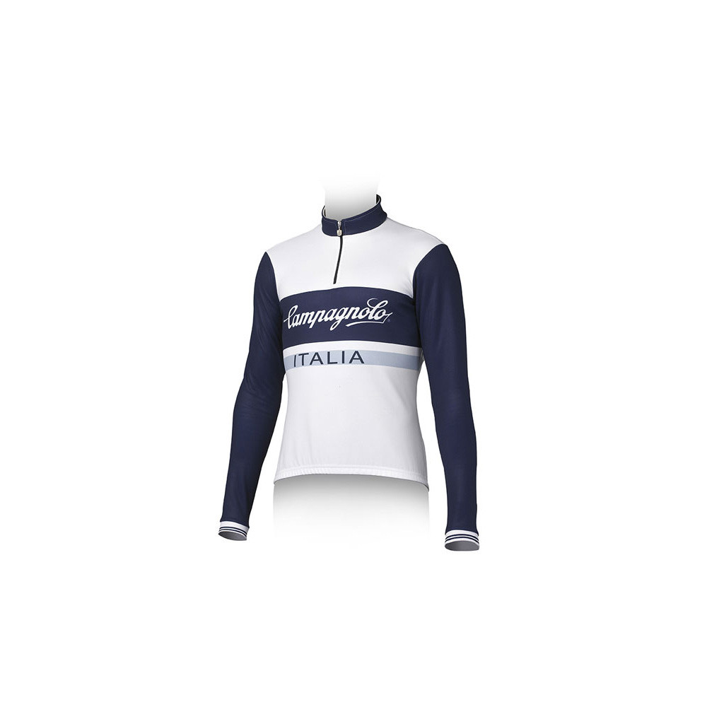 Campagnolo Clothing Heritage Long Sleeve Half-zip Logo Jersey
