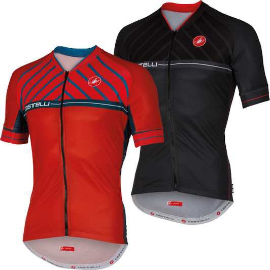 Castelli Scotta Full Zip Short Sleeve Jersey