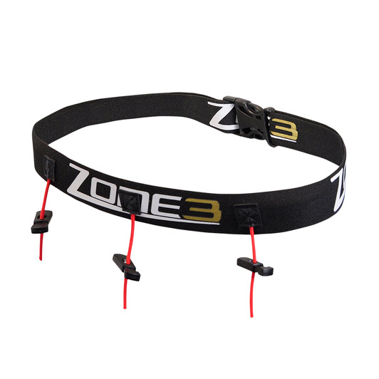 Zone3 Triathlon Race Belt Black/Gold