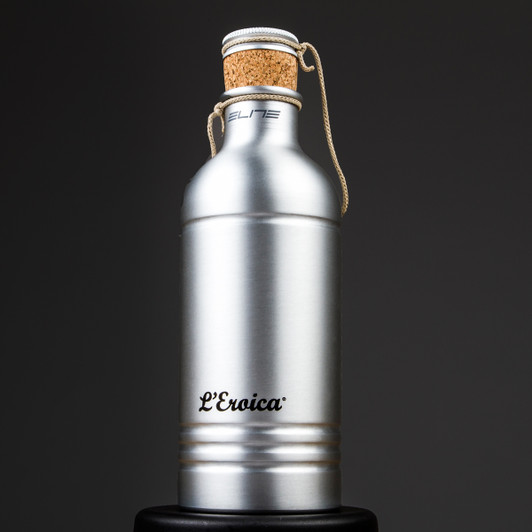 Elite Eroica Aluminium Bottle With Cork Stopper 600ml