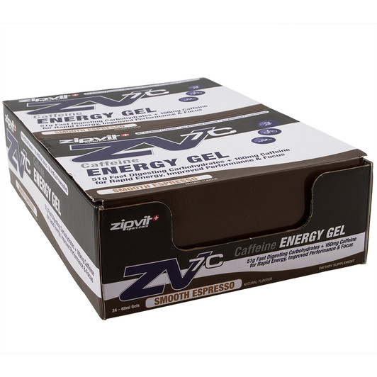 ZipVit Sport ZV7c Caffeinated Energy Gel Box 24 X 60ml