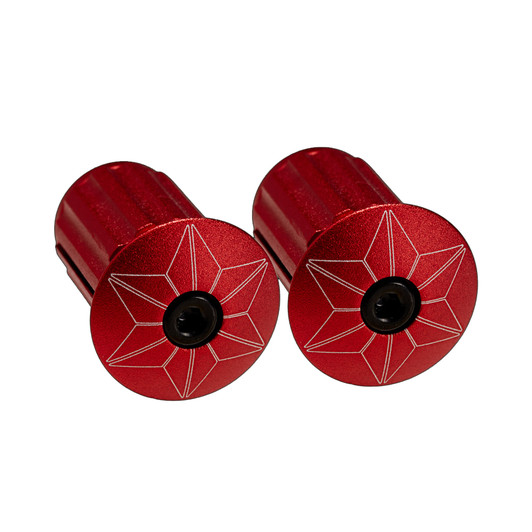 Supacaz Star Plugz Anodised Bar End Plugs