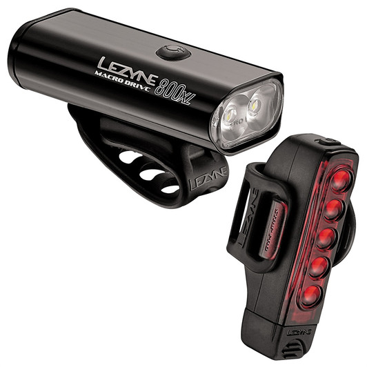 Lezyne Macro Drive 800XL/Strip Pro Light Set
