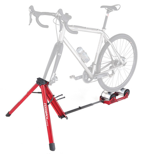 Feedback Sports Omnium Portable Bike Roller Trainer With Tote Bag