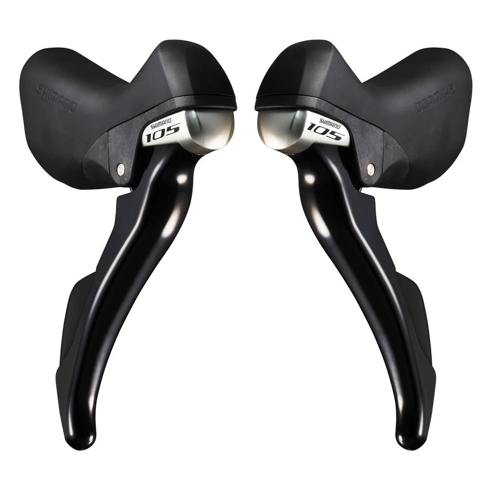Shimano 105 5800 Double STI Levers Pair - Black | Sigma Sports