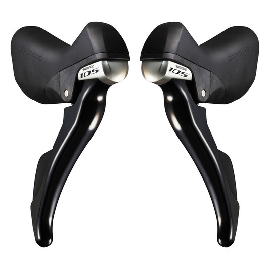 Shimano 105 5800 Double STI Levers Pair - Black