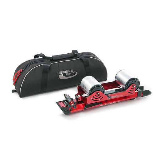 Feedback Sports Omnium Portable Bike Roller Trainer With Tote Bag