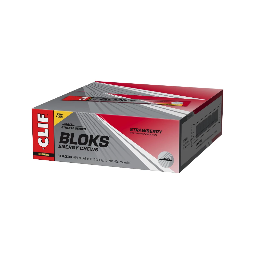 Sigma Sports Clif Bar Bloks Box 18 x 60g | Discount Codes available, easy returns, up to £25 off with Newsletter Signup, FREE Postage over £60