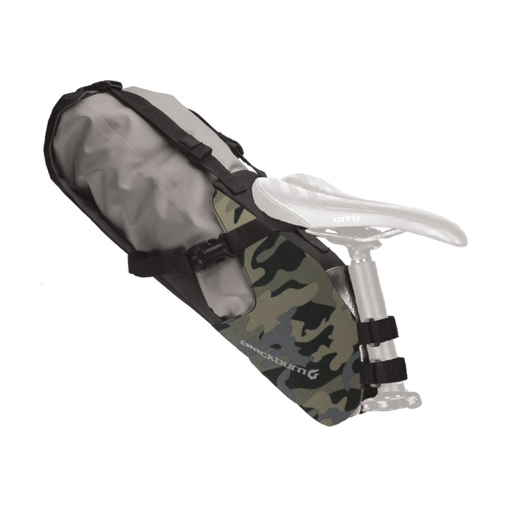 Blackburn Limited Edition Camo Outpost Seat Pack with Drybag Sigma Sports