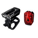 Infini Lava Twin Pack Micro USB Front And Rear Lights Black