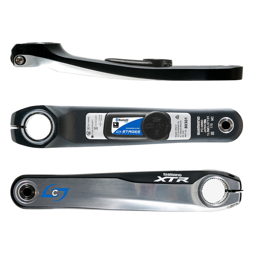 Stages Cycling Shimano XTR M985 DBL Power Meter Crank Arm (2nd Gen)