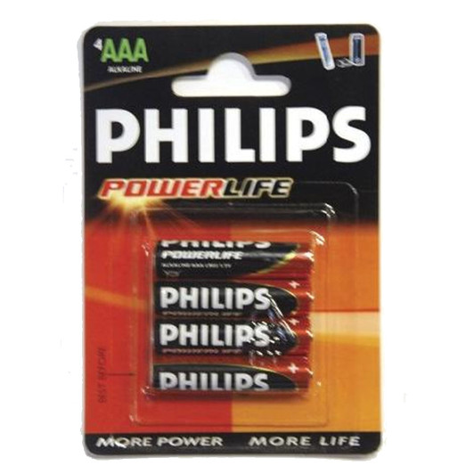 Philips AAA Powerlife Battery (set Of 4)