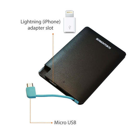 Tuff-Luv Micro 2500mah Portable Charger Powerbank