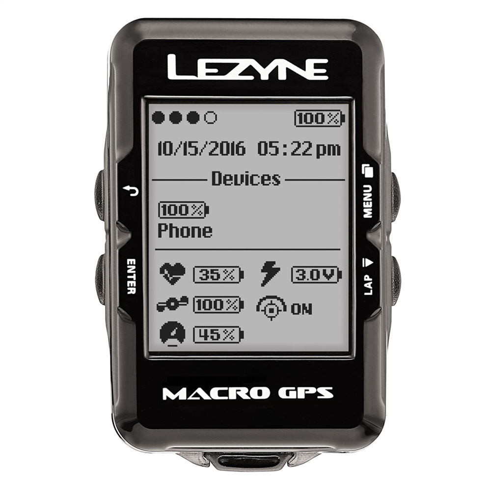 Lezyne Macro GPS Navigate Cycle Computer