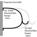 Cactus Tongue SSL Wall Mounted Bike Hanger