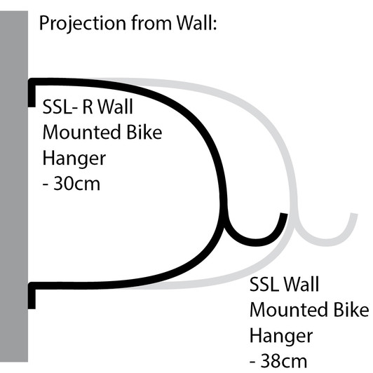Cactus Tongue SSL Wall Mounted Bike Hanger