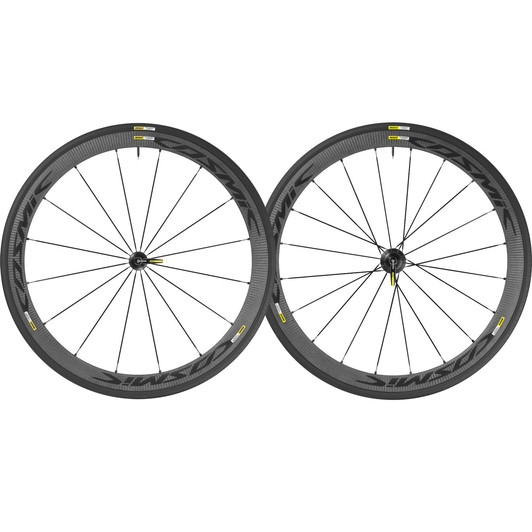 Mavic Cosmic Carbon 40 Elite Black Clincher Wheelset 2017